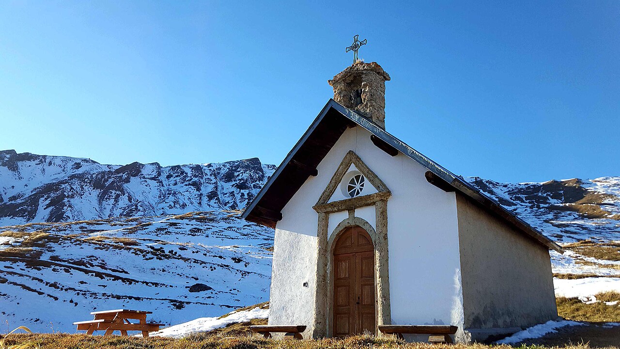 La chapelle de Notre-Dame des Chambeaux en décembre 2015.